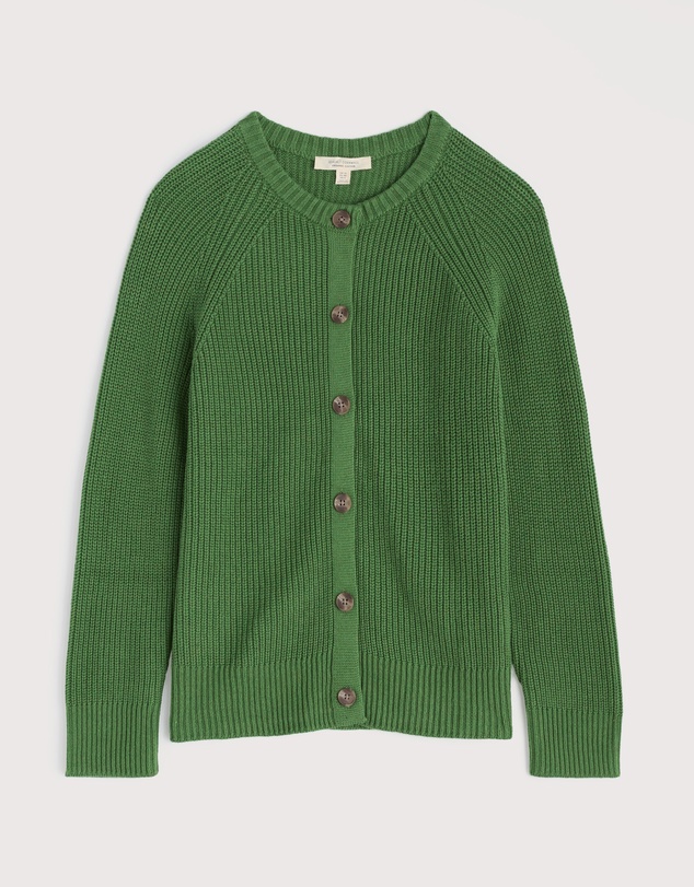 Seasalt - Seasalt Cornwall Green Potters Meadow Knitted Cardigan