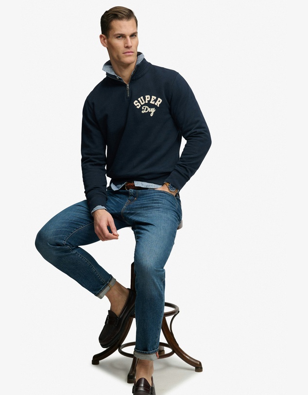 Superdry - Vintage Athletic Half Zip