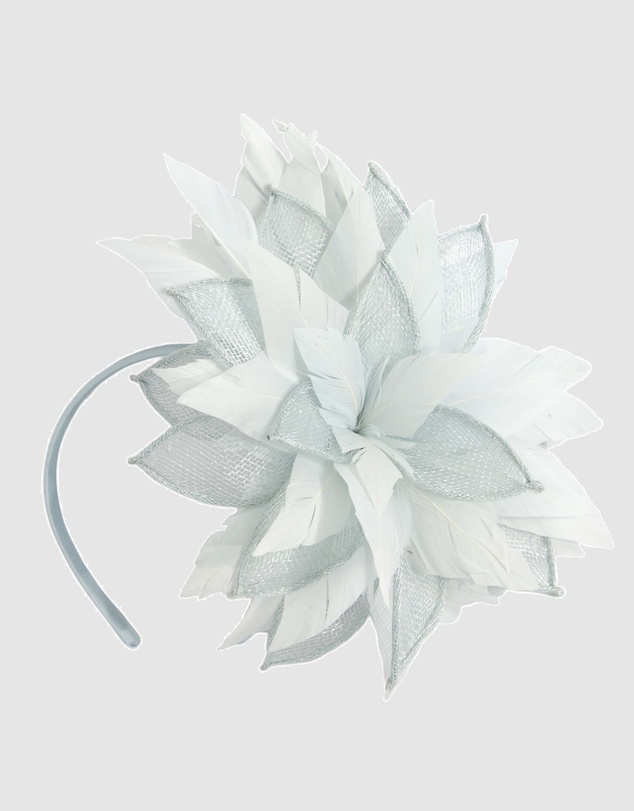 Max Alexander - Modern Flower Blue Racing Fascinator