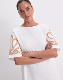 Sportscraft - Eliza Embroidery Mini Dress