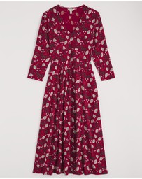 Seasalt - Seasalt Cornwall Red 3/4 Nancy Dress