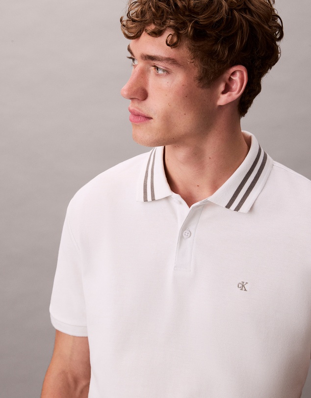 Calvin Klein Jeans - Casual Pique Classic Tipped Polo Shirt