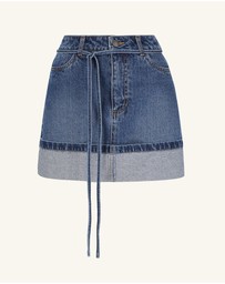 Shona Joy - Boyd Cuffed Mini Skirt