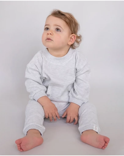 All Fenix - Mini Waffle Crew Jumper - Babies-Kids