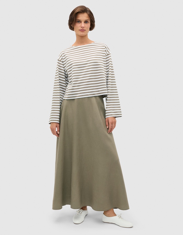 Seed Heritage - Core Linen Midi Skirt
