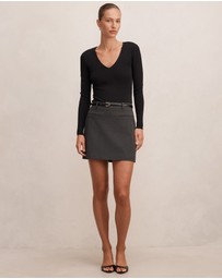 Forever New - Kate Belted Mini Skirt
