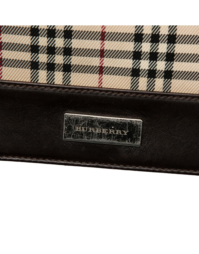 Pre-Loved by Azura Reborn - Pre-Loved House Check Canvas Flap Crossbody
