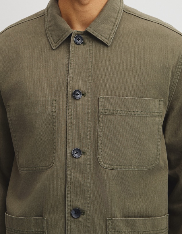 Country Road - Cotton Twill Garment Dyed Chore Jacket