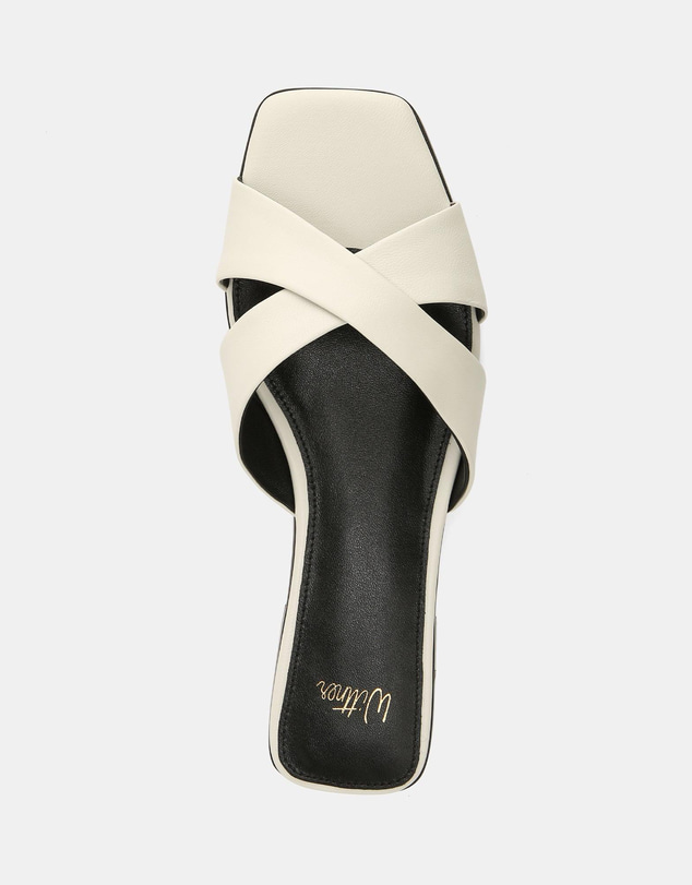 Wittner - Emery Flat Sandals Off White Leather