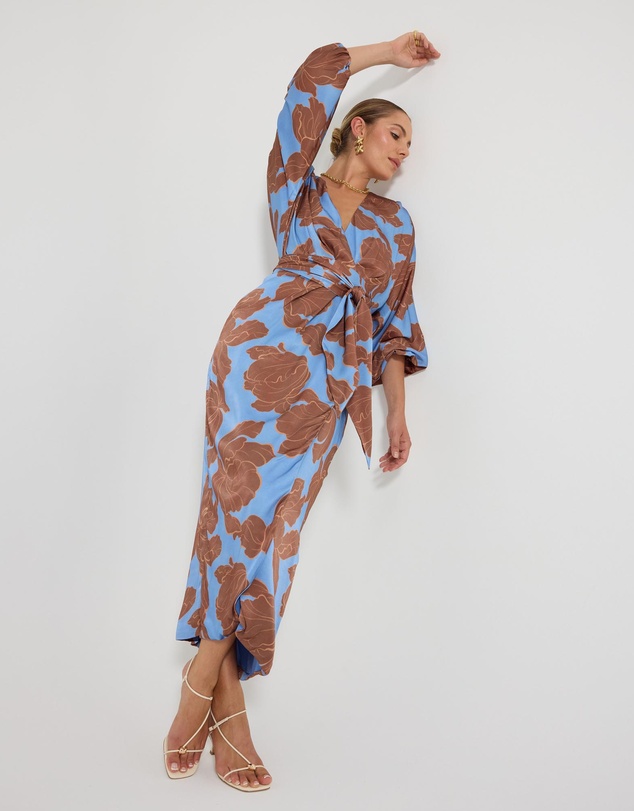 Pasduchas - Lucent Wrap Midi Dress
