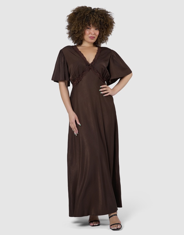 Sunday In The City - Electric Guitars Maxi Dress
