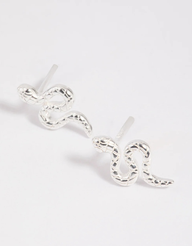 Lovisa - Sterling Silver Snake Stud Earrings
