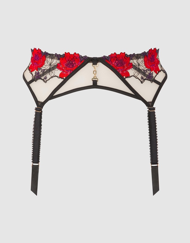 Ann Summers - Caged Rose Suspender Belt