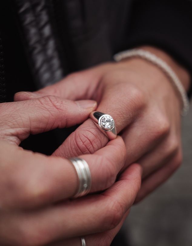 Kuzzoi - ICONIC EXCLUSIVE - Ring Cubic Zirconia 925 Sterling Silver