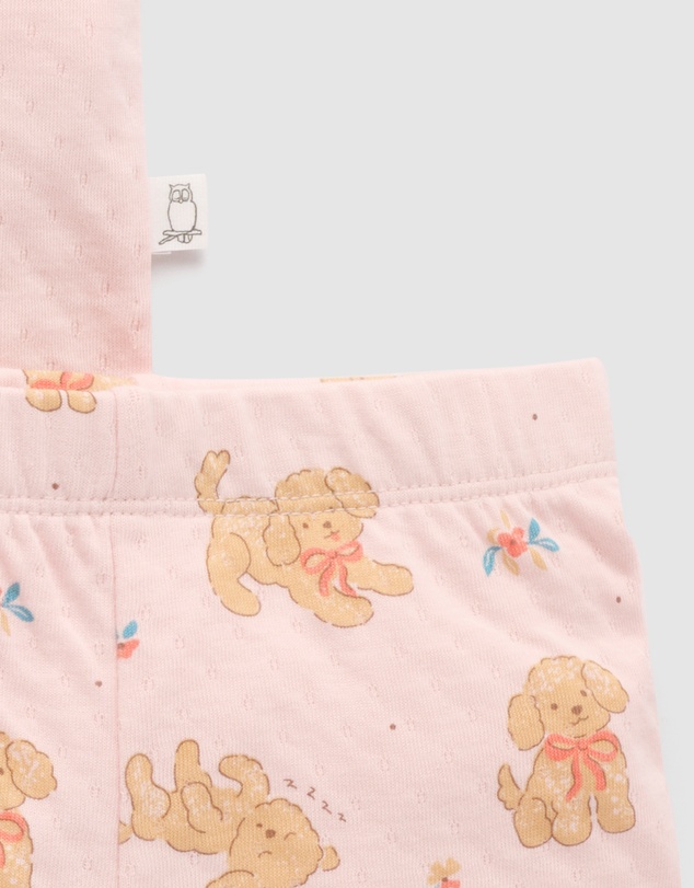 Purebaby - Ruffle PJ Set-Kids-Babies