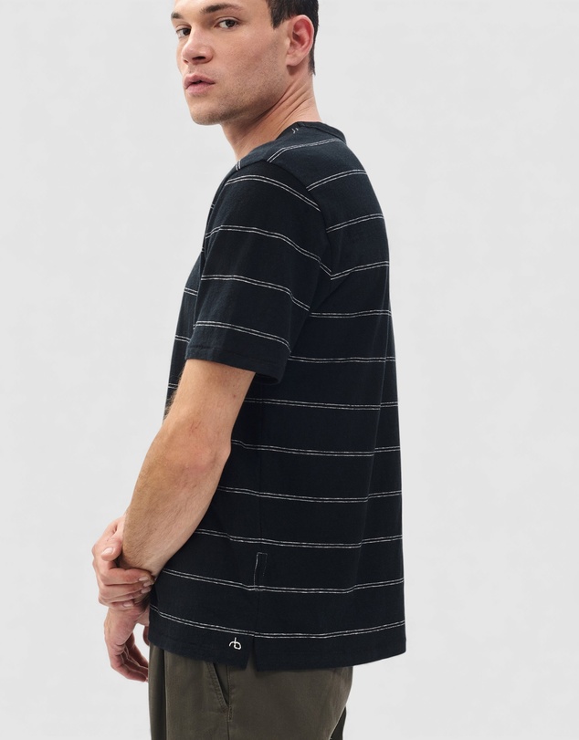 rag & bone - Hemp Stripe Classic Tee