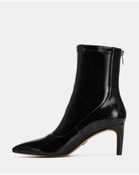 Wittner - Felix Stretch Patent Leather Ankle Boots