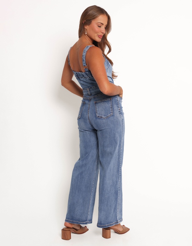Petal & Pup - Edan Denim Jumpsuit - Denim