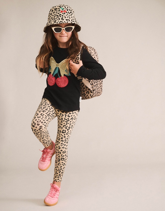 Huxbaby - Leopard Cherry Bucket Hat - Kids