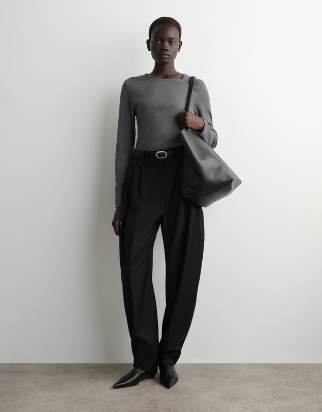 COS - Cotton-Jersey Long-Sleeved Top