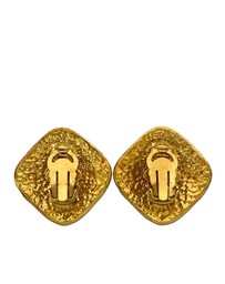 Pre-Loved by Azura Reborn - Pre-Loved CC Gold Plated Diamond Clip On Earrings