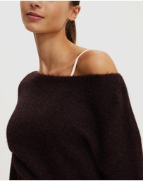 Cotton On Body - Fluffy Off The Shoulder Knit Jumper