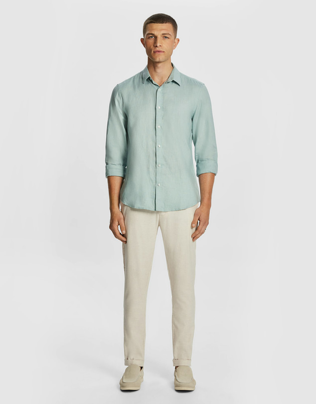 yd. - West Hampton Pure Linen Shirt