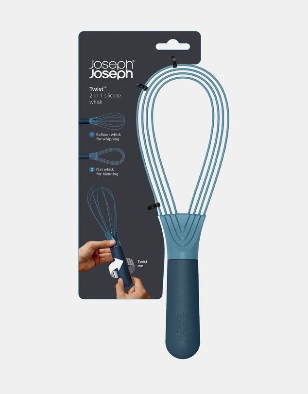 Joseph Joseph - Twist™ 2-in-1 Whisk (Blue)