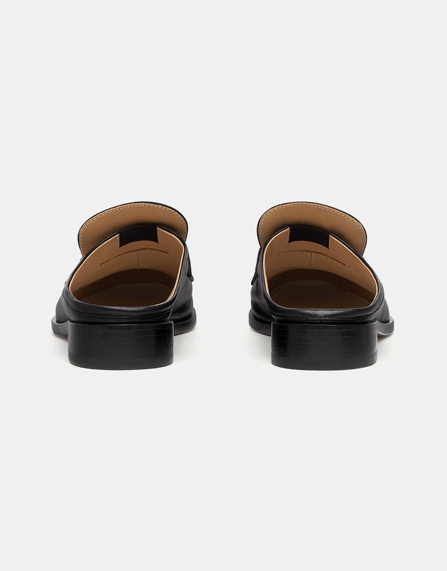 MM6 Maison Margiela - Slip On Leather Slides - Women's