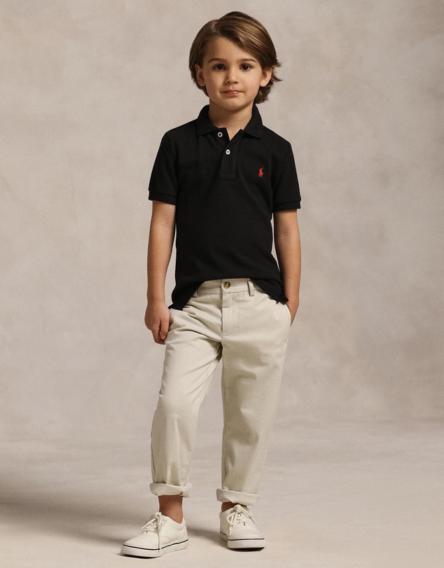 Polo Ralph Lauren - Cotton Mesh Polo Shirt - Kids