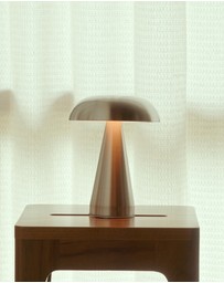 Dennis Did It - Portable Metal Touch Lamp Aluminium