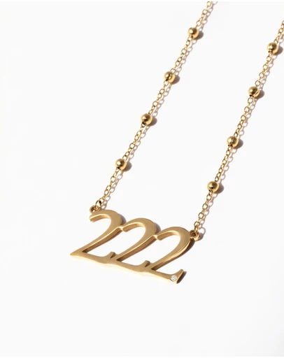 Jackie Mack - Harmony Necklace Angel Number 222