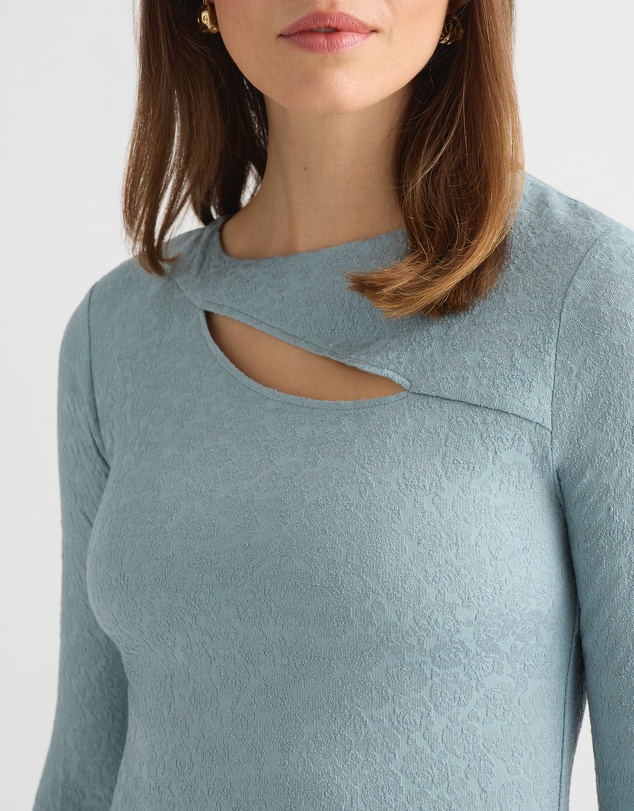 David Lawrence - Brittany Textured Lace Top