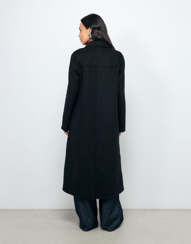 Revibe - Repaired AERE Orla Double Faced Wool Coat - AU 14