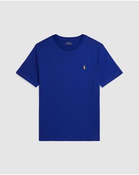 Polo Ralph Lauren - Cotton Jersey Crewneck Tee - ICONIC EXCLUSIVE - Teens