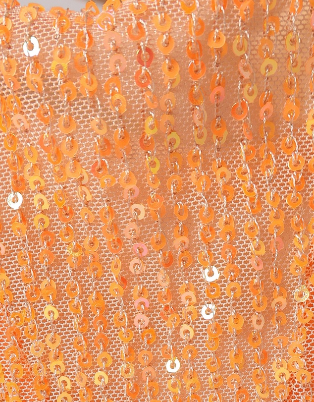 Petal & Pup - Avril Sequin Mini Dress - Light Orange