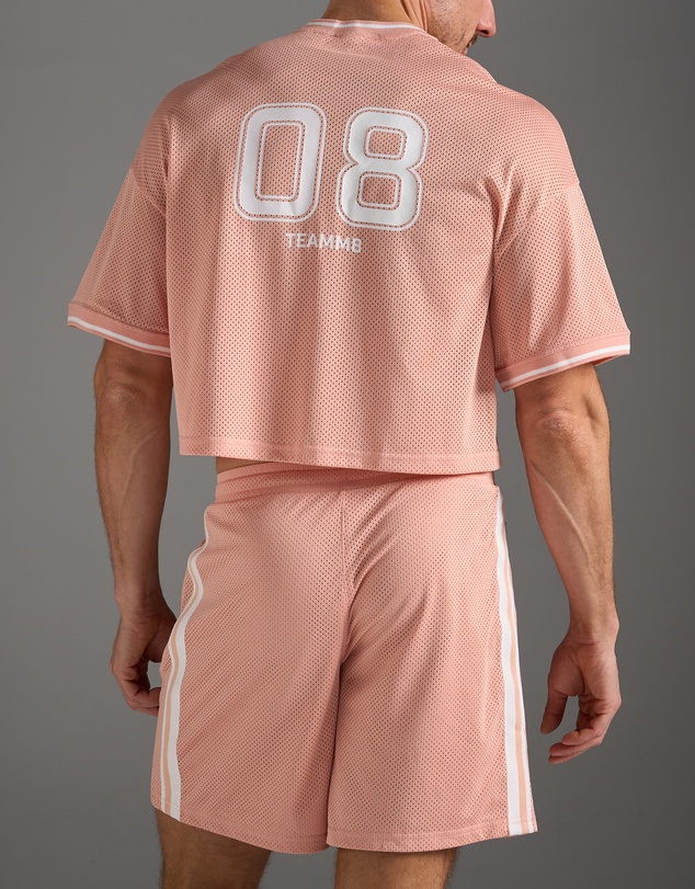 TEAMM8 - S.S.C. Fraternity Drop Sleeve Crop Tee