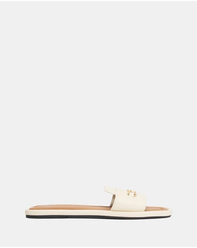 Tommy Hilfiger - Leather Horsebit Mules - Women's