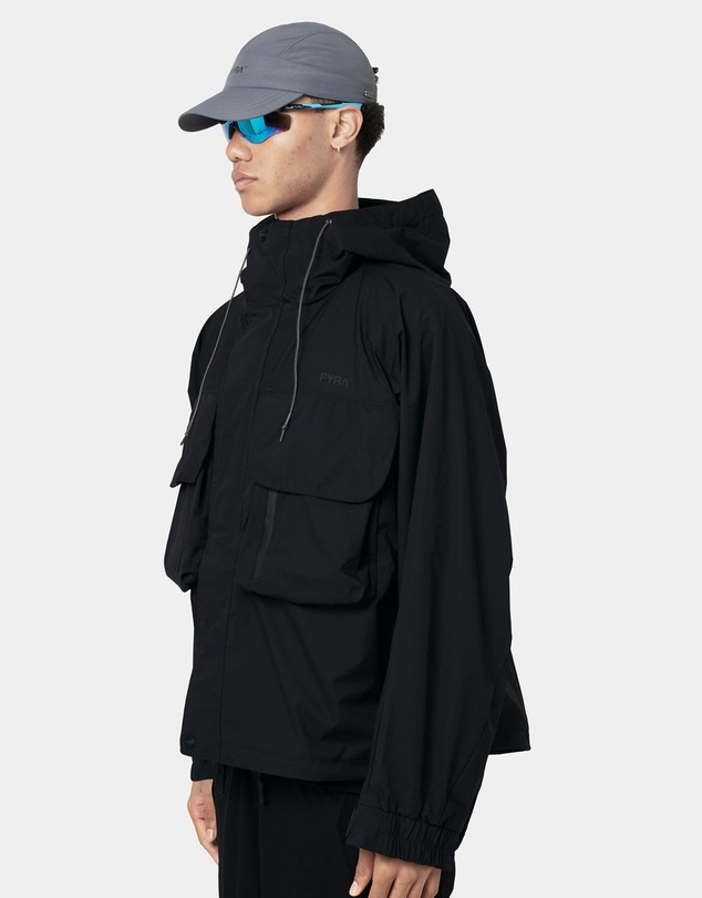 PYRA - CARGO SHELL JACKET- BLACK