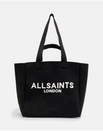 AllSaints - Izzy Large Logo Knitted Tote Bag