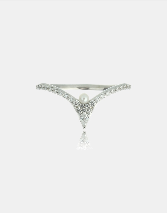 Georgini - Scarborough Freshwater Pearl Silver Ring