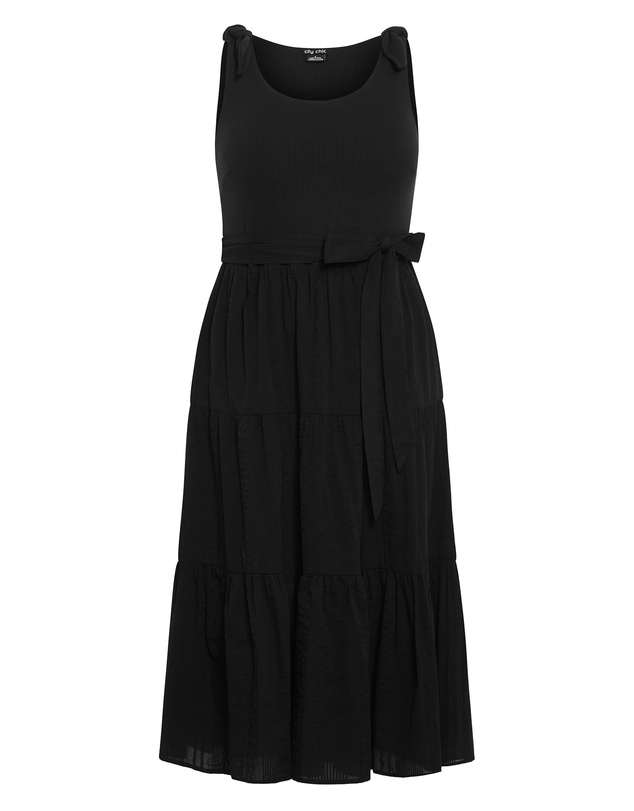 City Chic - Plus size Hallie Dress - black