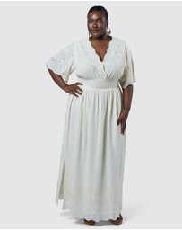 The Poetic Gypsy - Artisan Broderie Maxi Dress