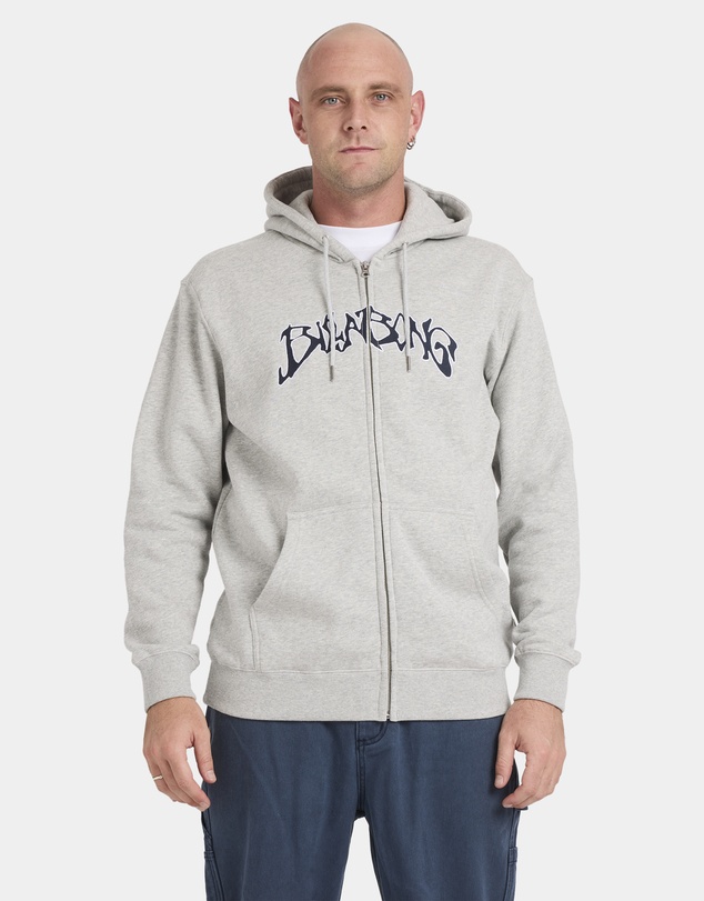 Billabong - Mens Bad Dog Arch Zip Up Hoodie