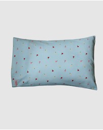 Mosey Me - Forget Me Not Standard Pillowcase Set - Sky