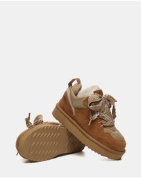 EVERAU - Australian Shepherd Ugg Parkyr Cow Suede Upper UGG Boots