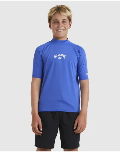 Billabong - Boys 8 to 16 All Day Arch Rash Vest