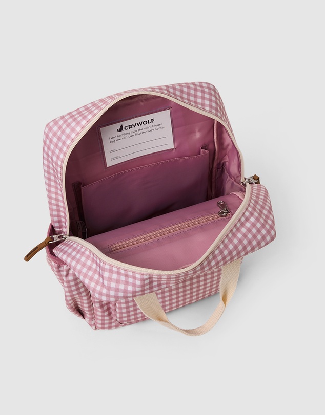Crywolf - MINI BACKPACK Gingham