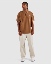 Malbon - Fairway Applique Pique Polo