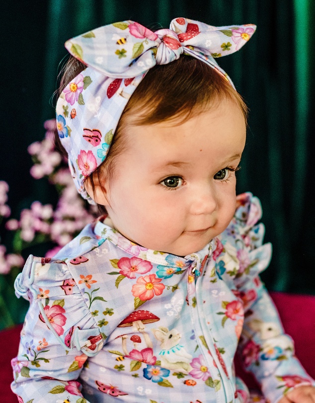 Fleur Harris - 'Days of Enchantment' Sweetie Headband in Cornflower